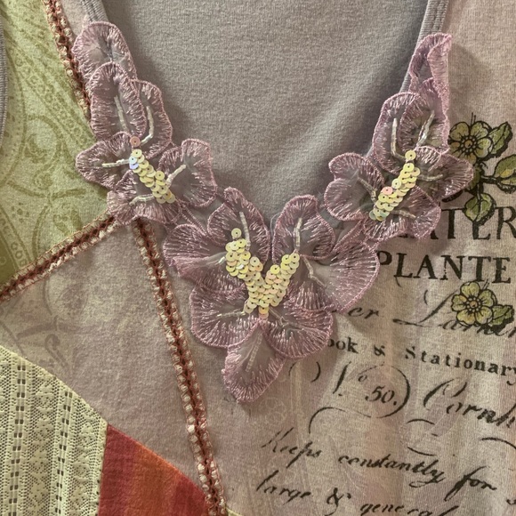 Gypsy Daisy Tank Top Small - Picture 2 of 7